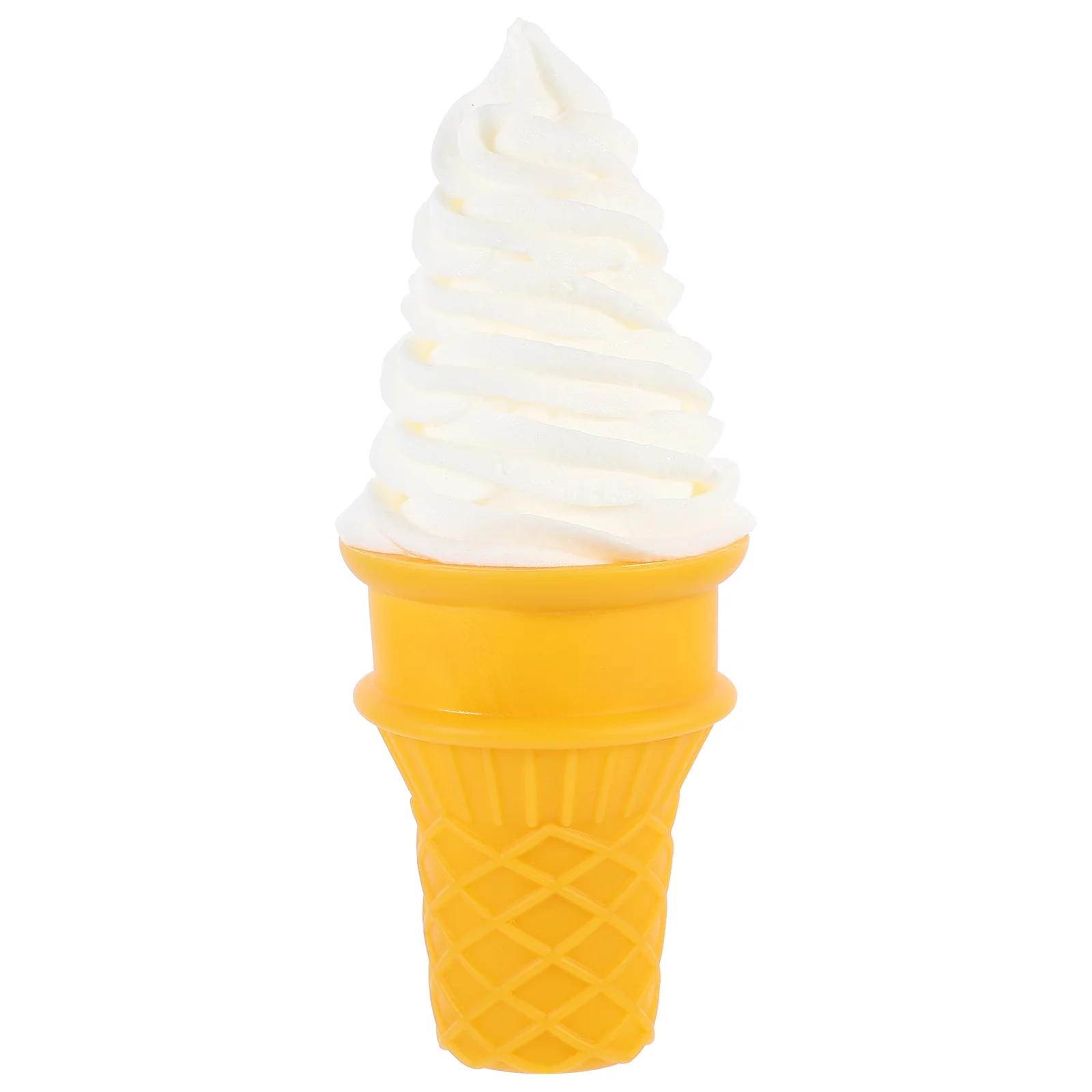 Children’s Toys Simulation Ice Cream Shop Fake Imitation Model Cone Artificial Decor White Kid Ice-cream Photo Prop