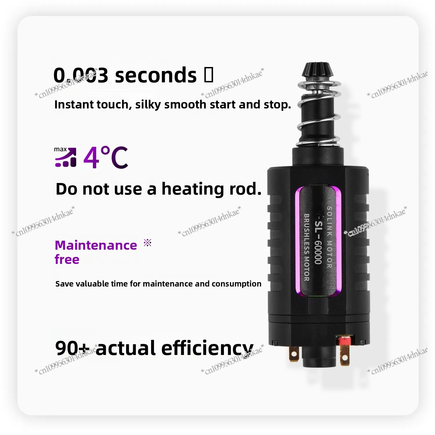 Motor, Fourth Generation Brushless Motor, High Efficiency, High Torque, Low Heating Response, Fast Maintenance-free 480 Motor