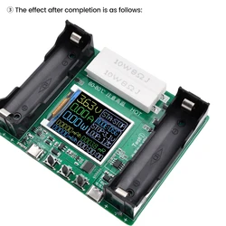 Modulo tester capacità batteria al litio 18650 MAh MWh Modulo rilevatore di potenza batteria digitale Tester batteria 18650