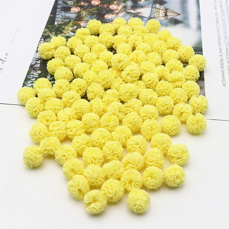 15mm Color Net Yarn  Lace Ball Net Cloth Flower Ball  Toys Clothing Packaging Gift Decoration Materials 80/160 Pcs