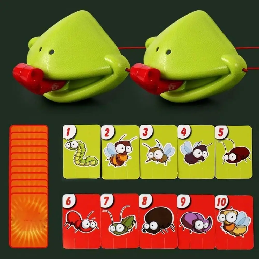 Funny Frog Tongue Game Desktop Game Parent-child Interaction Frog Mask With Blow Tongue Game Multiplayer Party Game