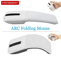 Wireless Bluetooth Mouse Foldable Arc Touch Mouse Ergonomic Slim Folding PC Mice USB Optical Computer Mause 1200DPI For Macbook