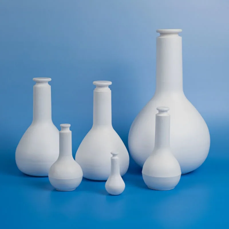 PTFE volumetric flask 10ml/25ml/100ml high temperature resistant, acid and alkali resistant PTFE volumetric flask