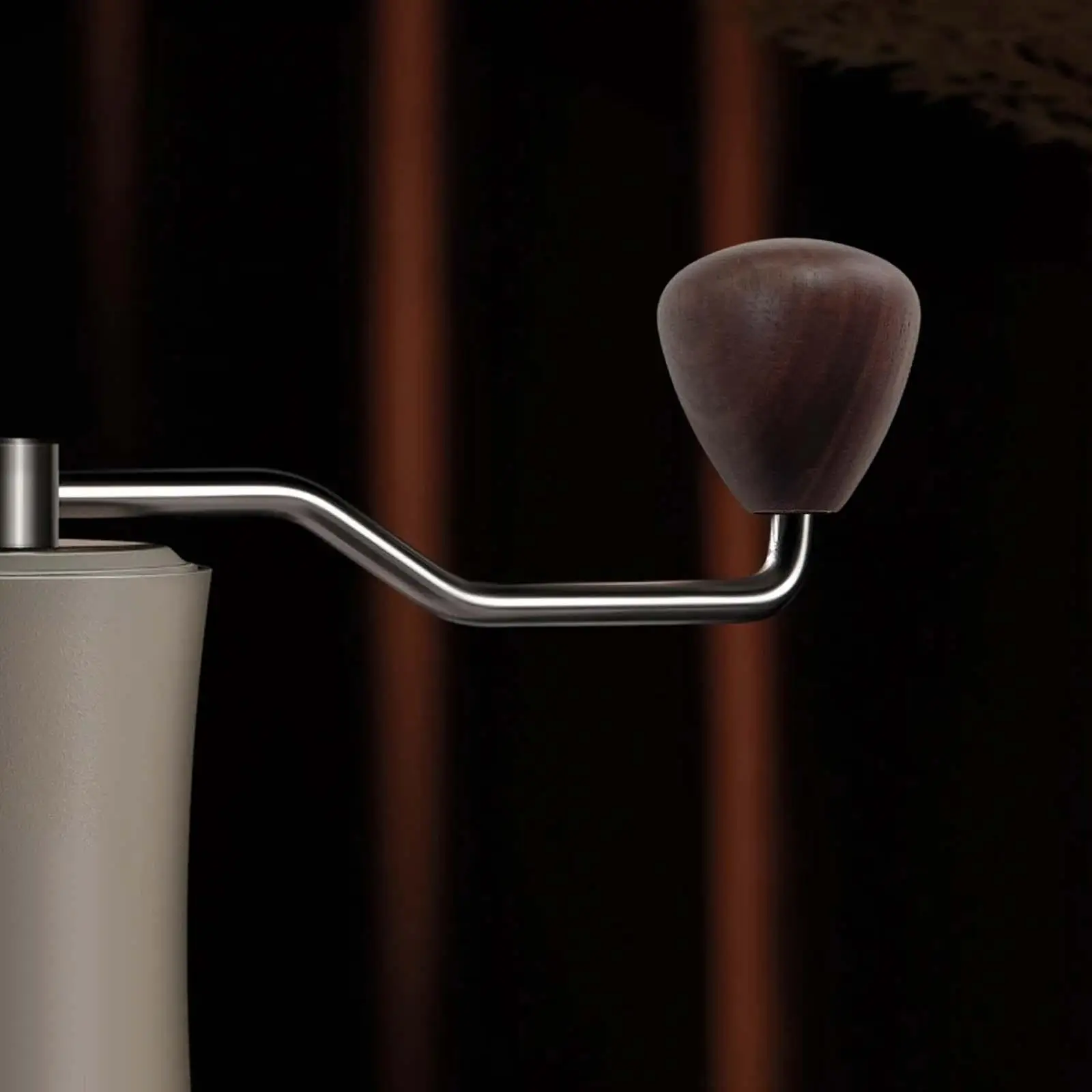 อุปกรณ์เสริมมือจับข้อเหวี่ยง penggiling Kopi ด้วยมือลูกบิดเปลี่ยนที่ทนทานสำหรับมือหมุนเครื่องชงกาแฟของขวัญคนรักกาแฟที่บ้าน