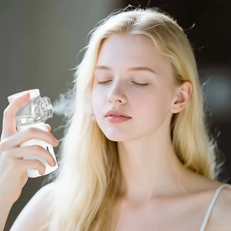 مرطب هواء محمول بشحن USB للمكتب الذكي، مرطب هواء فائق الصمت مع مخرج ضباب للمنزل والمكتب والسفر #3