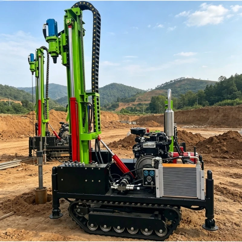 YUGONG Customized High Horsepower Quality Diesel Small Down the Hole Drilling Rig Hydraulic Photovoltaic Drilling Machine