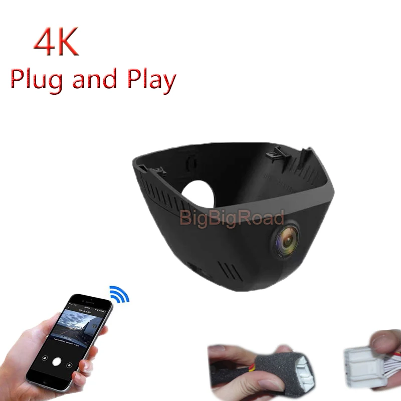 4K Plug And Play For Honda ZR-V ZRV 2022 2023 2024 Car Video Recorder Wifi DVR Dash Cam Camera FHD 2160P Wide Angle