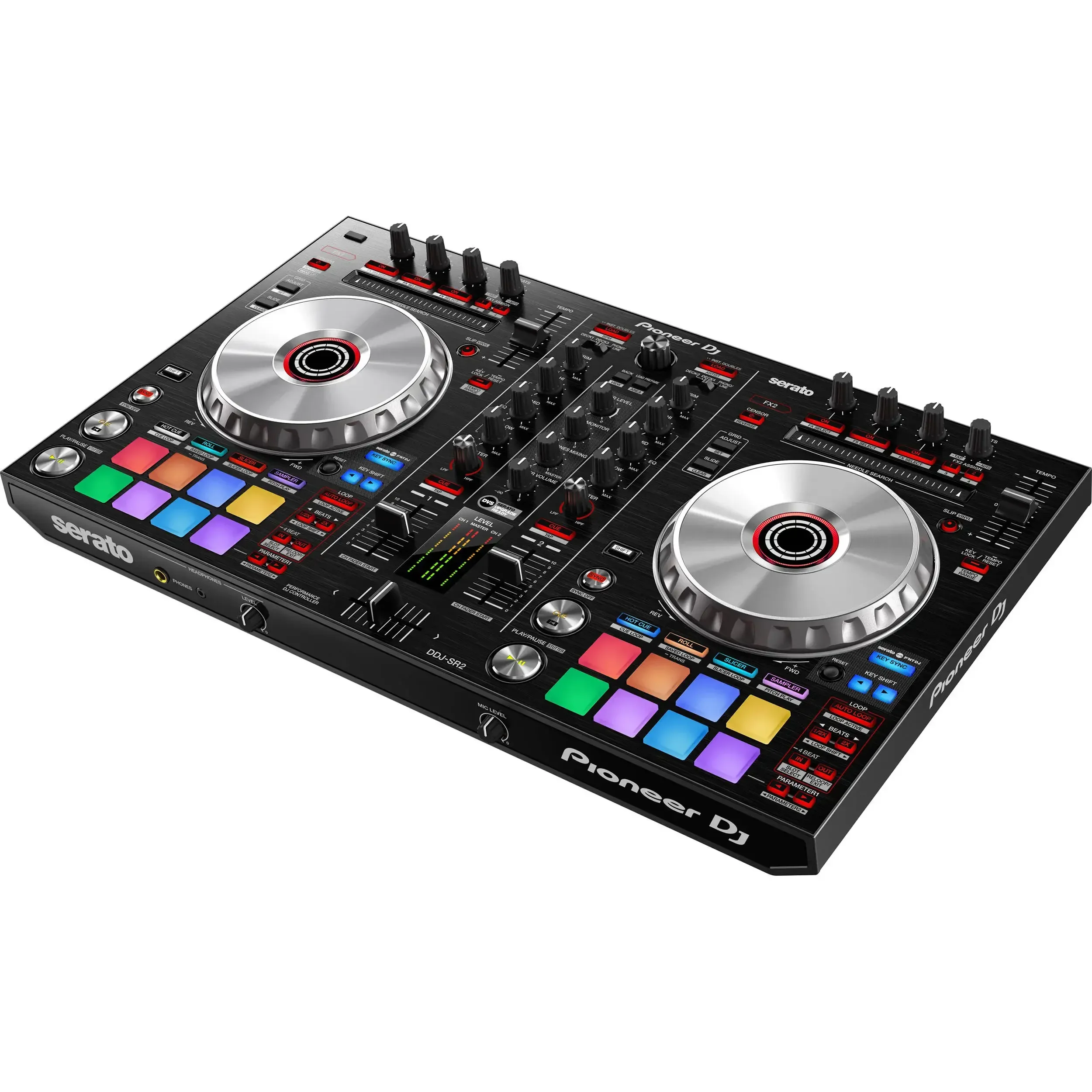 DESCUENTO DE VENTAS DE VERANO EN 100% DE DESCUENTO Pioneer DJ DDJ-SR2 Controlador portátil de 2 canales para mezclador Serato DJ