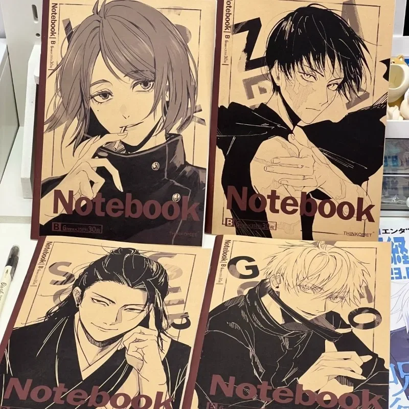 

Itadori Yuji Fushiguro Megumi Gojo Satoru Popular Anime Two-dimensional Peripheral Comic Style Notebook Cool Student Stationery