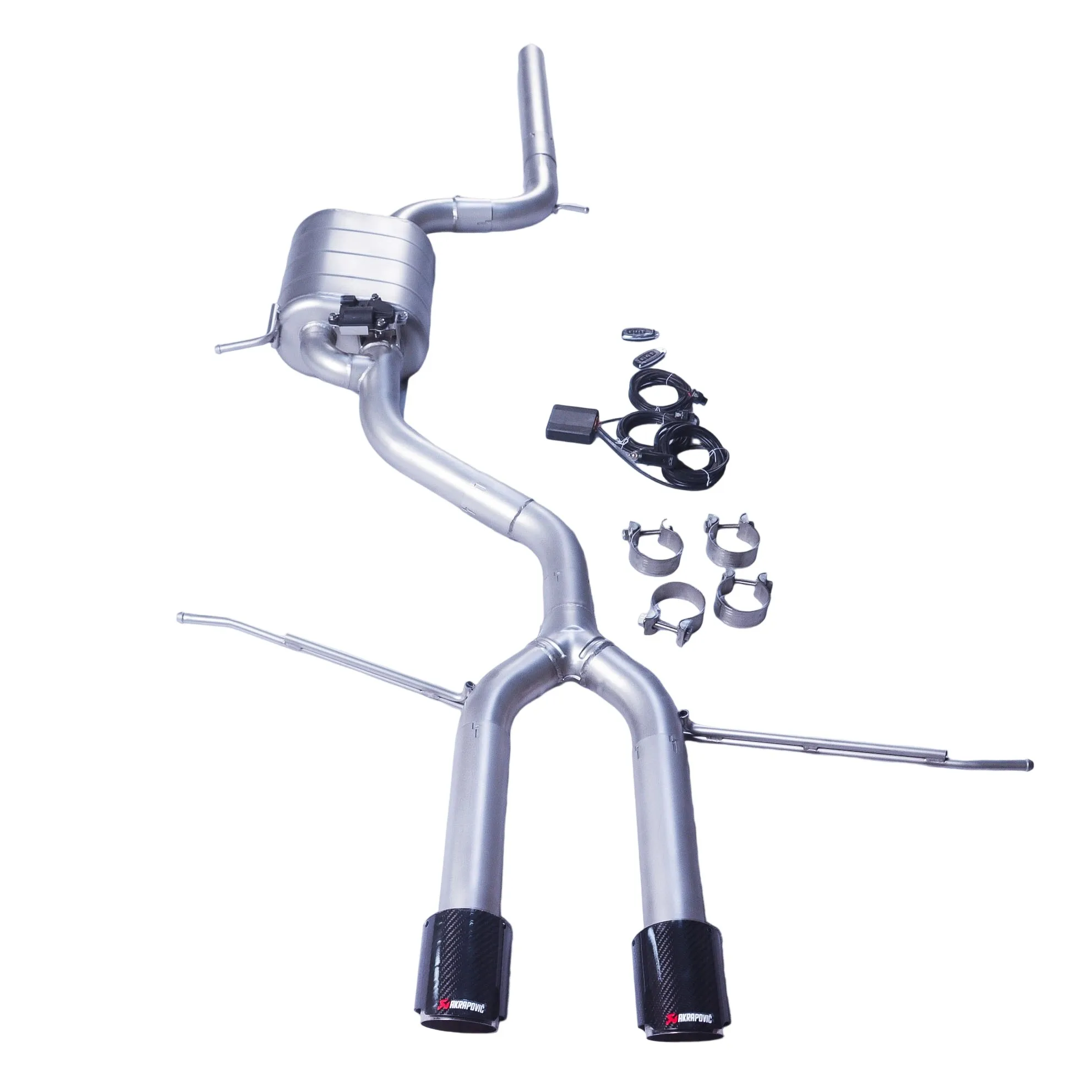 For  Valvetronic Muffler  Golf 5 GTI MK5 2.0T High-Permance Exhaust R32 Diffuser