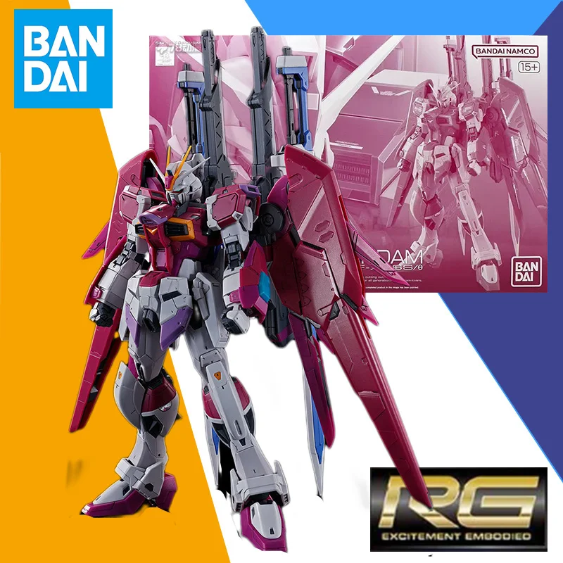 Bandai  RG Real Grade 1/144 DESTINY IMPULSE GUNDAM Model Kit Assembly Anime Action Figure Model ROBOIT Toys Gift for KID