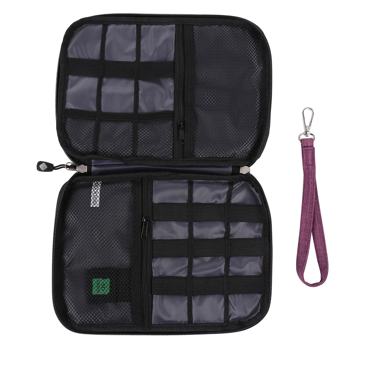 

1pc Digital Storage Organizers PVC Material Cord Organizer Earphone Holder Travel Case Electronics Pouch Cable Bags