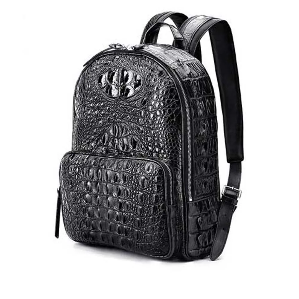 KEXIMA hanlante new Thailand  crocodile male backpack  male bag crocodile Leather bag  business  leisure  Men backpack