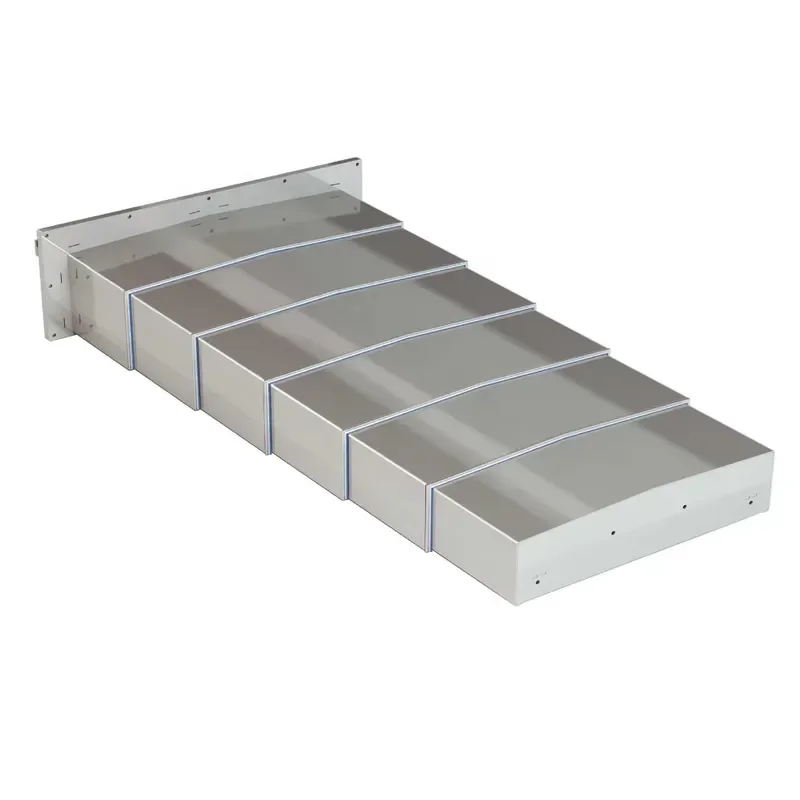 CNC Machine Steel Telescopic Way Cover Metal Plate Protective Guard Shield for Machine Tool Guide Rail