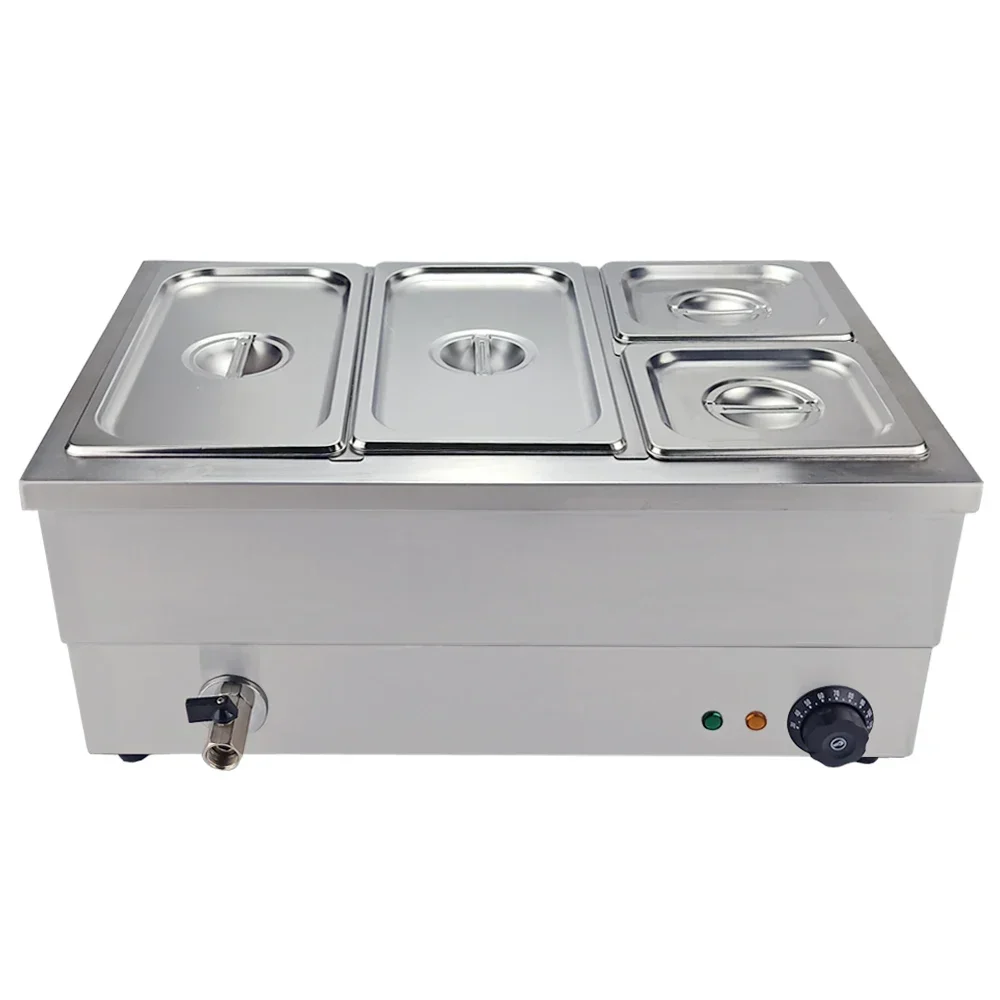 Counter-top 4 pans electric bain marie