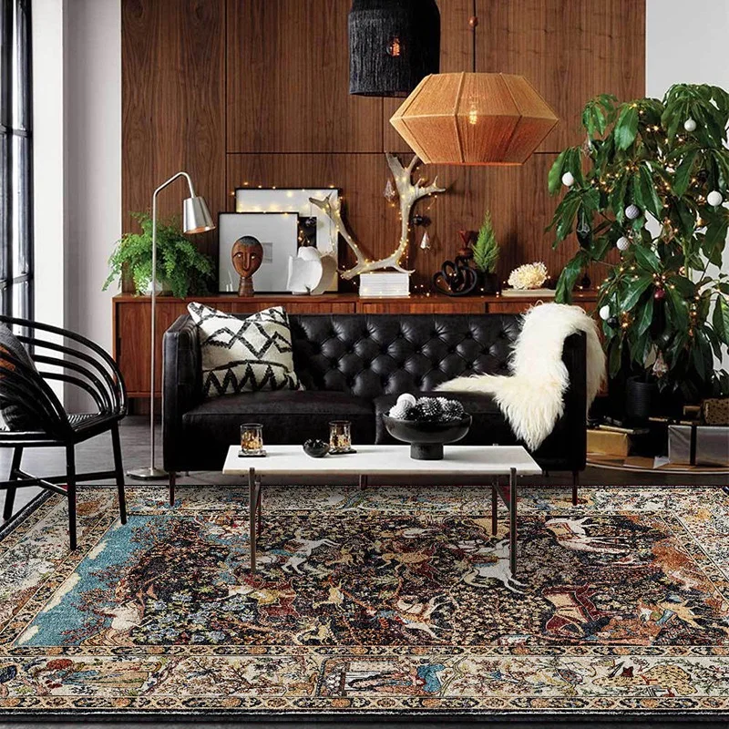 

Vintage persian carpet Living Room coffee table rug Large Area Carpets home decor fluffy rugs for Bedroom Interior floor mats