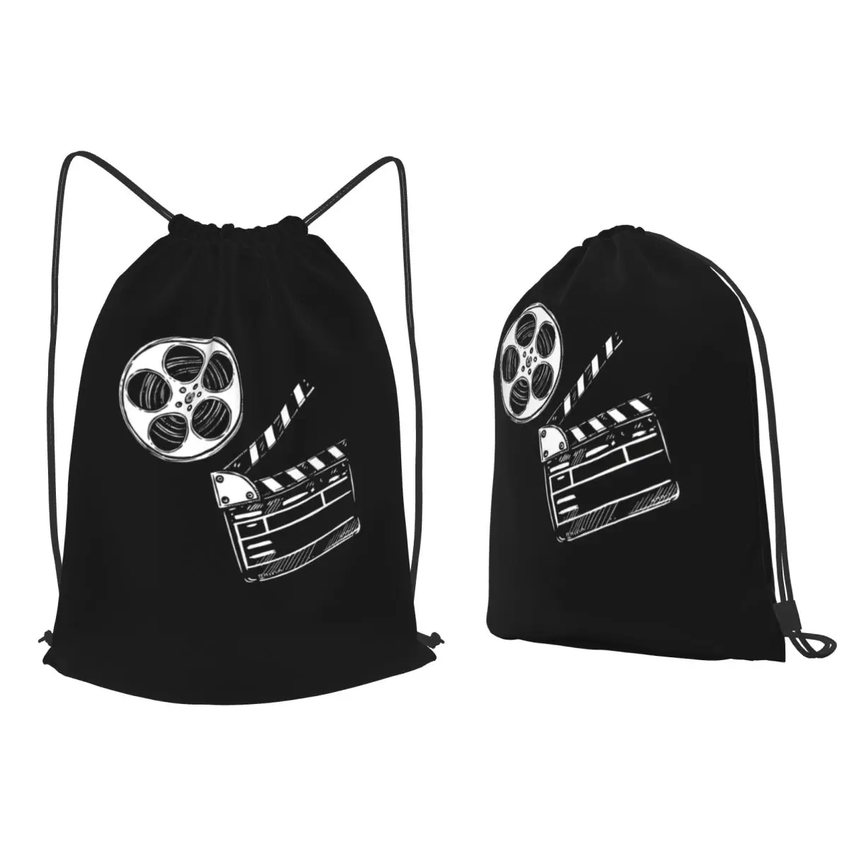 

Movies Film And Cinema Clapperboard Backpacks Fashion Drawstring Bags Sundries Bag Book Bags for Man Woman School