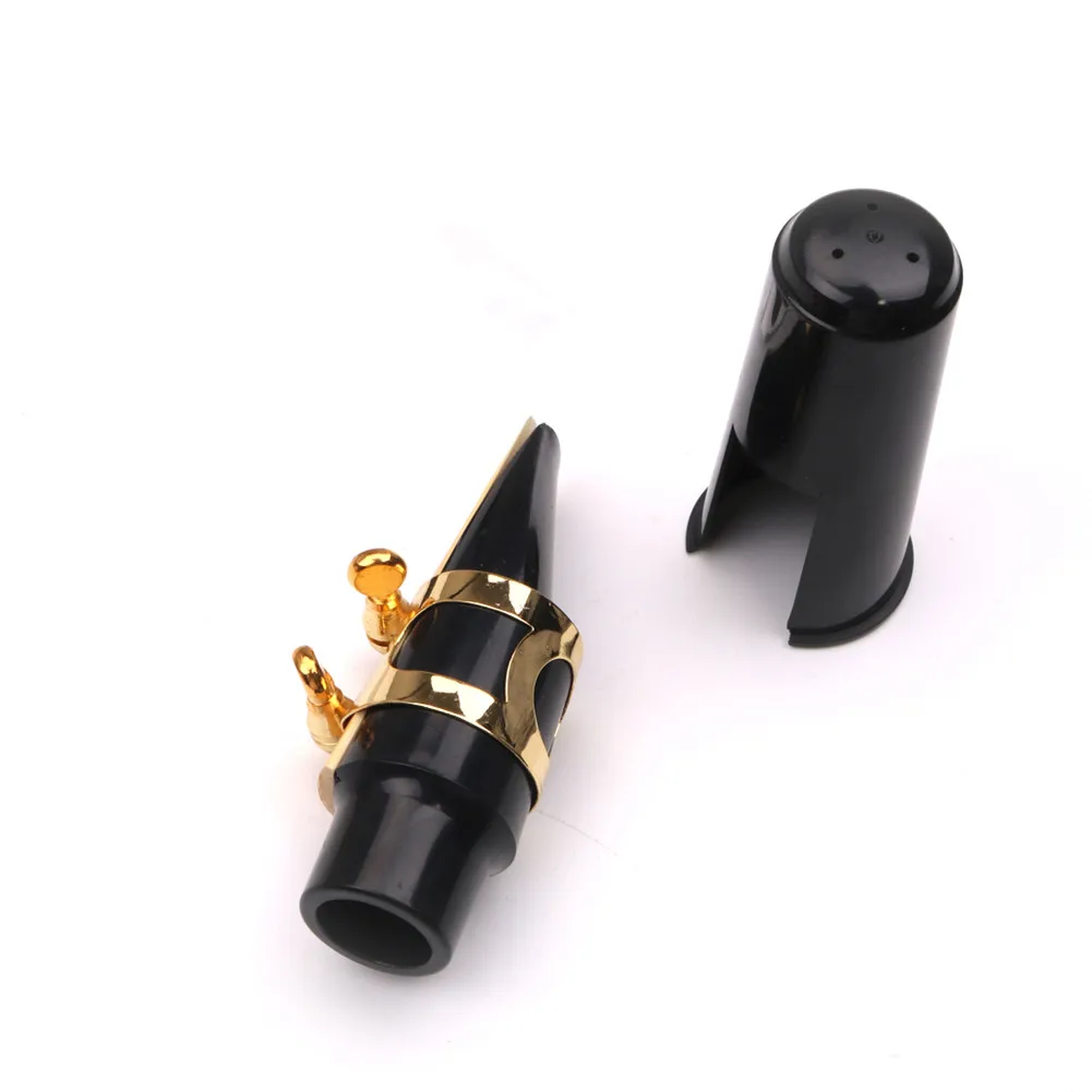 

Alto Sax Saxophone Mouthpiece with Cap Metal Buckle Reed Comes with lid, clip, whistle and instrument accessories