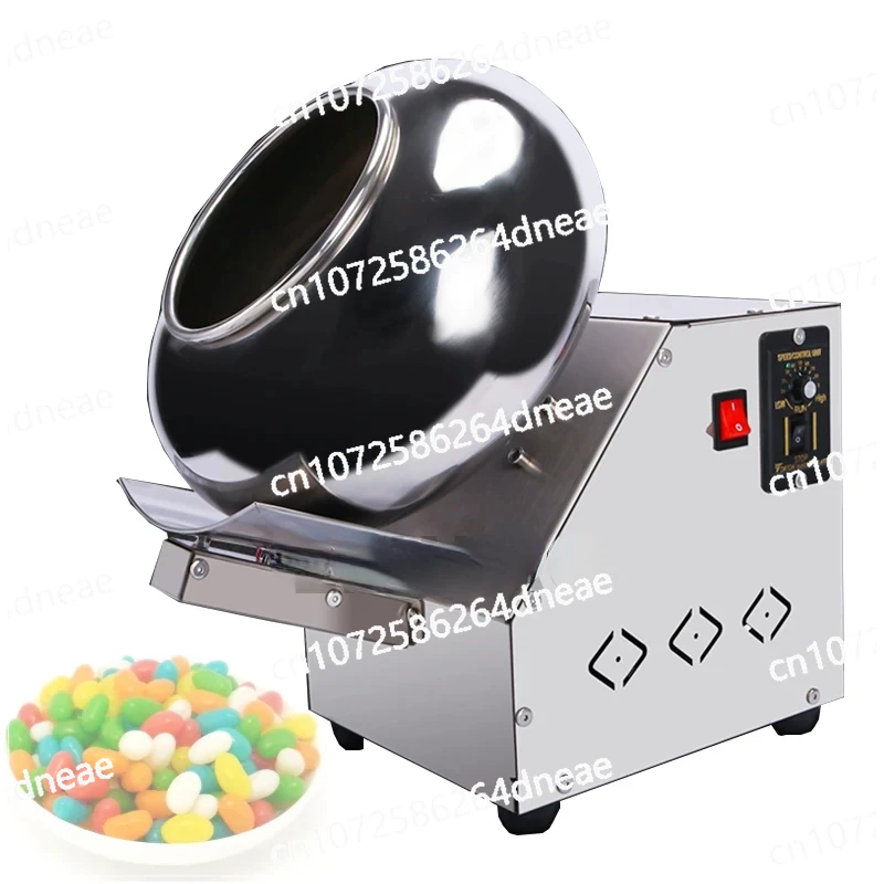 Chocolate Coating Pan Sugar Polishing Candy Snack Making Machines for Nuts Peanuts Sugar Candy Coating Machine