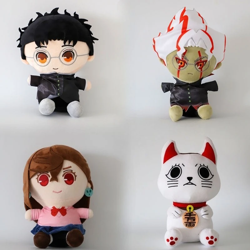 

Anime DanDaDan Plush Toy Cute Cartoon Figure Dandadan White Cat Peluche Soft Stuffed Doll Lucky Cat Plushies Christmas Birthday