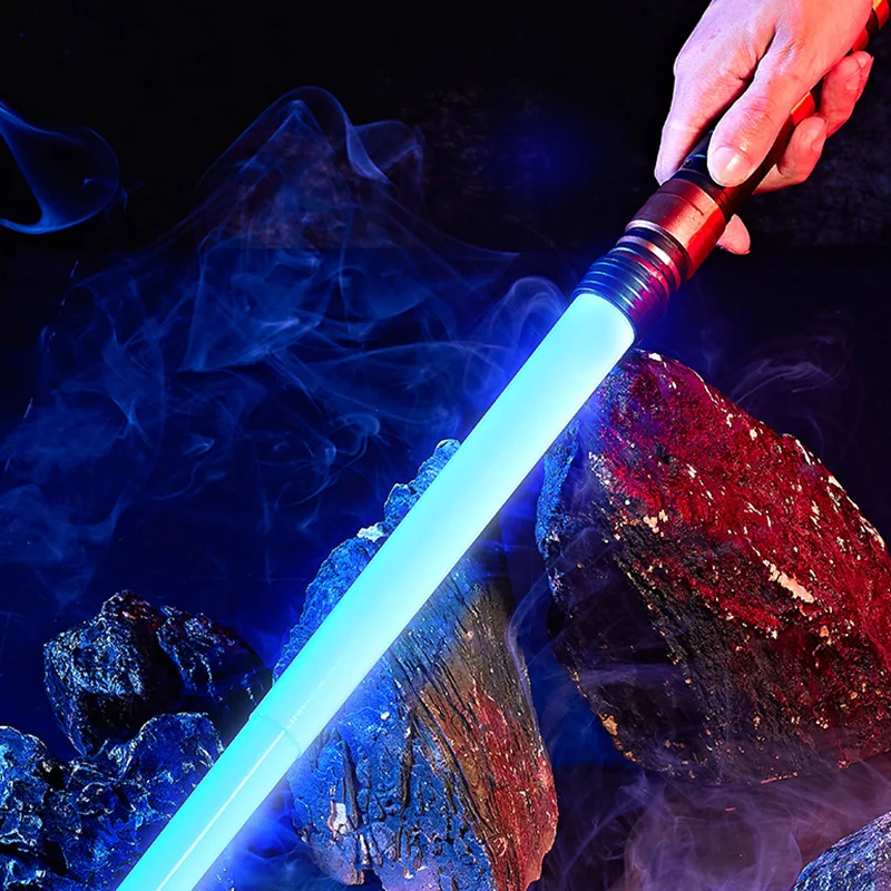 2 Pcs /set Lightsaber Toys For Children Saber Luminous Jedi Sabre Laser Sword Light Up Led Flashing Lightstick Glow In The Dark