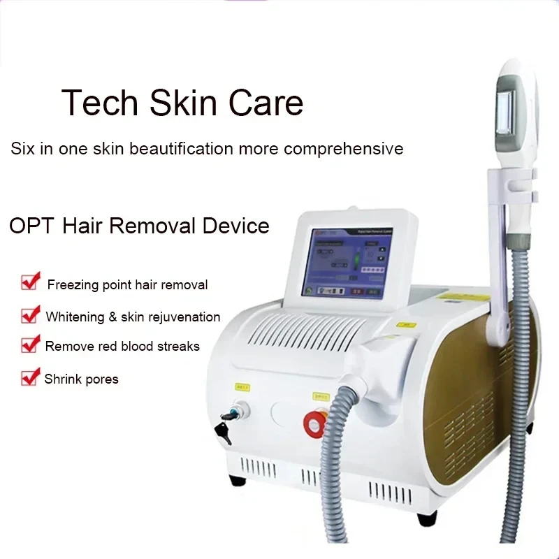 2000W Newest IPL OPT DPL Laser Painless Hair Removal Machine E-Light Skin Whitening Rejuvenation Acne Treatment Vascular Removal