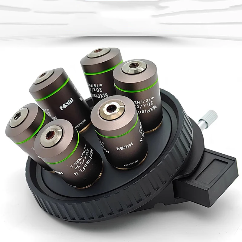 F180 20X المجهر المعدني الهدف خطة Apochromatic إنفينيتي NA 0.5 WD 4.1 مللي متر MXPlanFLN الهدف عدسة RMS الموضوع