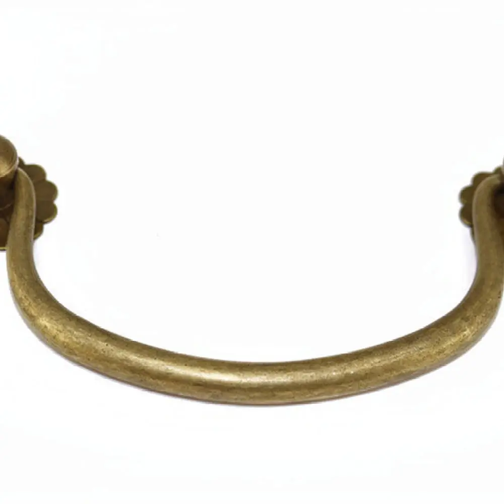 Vintage Brass Cabinet Handle Traditional Chinese Style Drawer Pulls Furniture Hardware For Kitchen Cupboard Desk Dresser