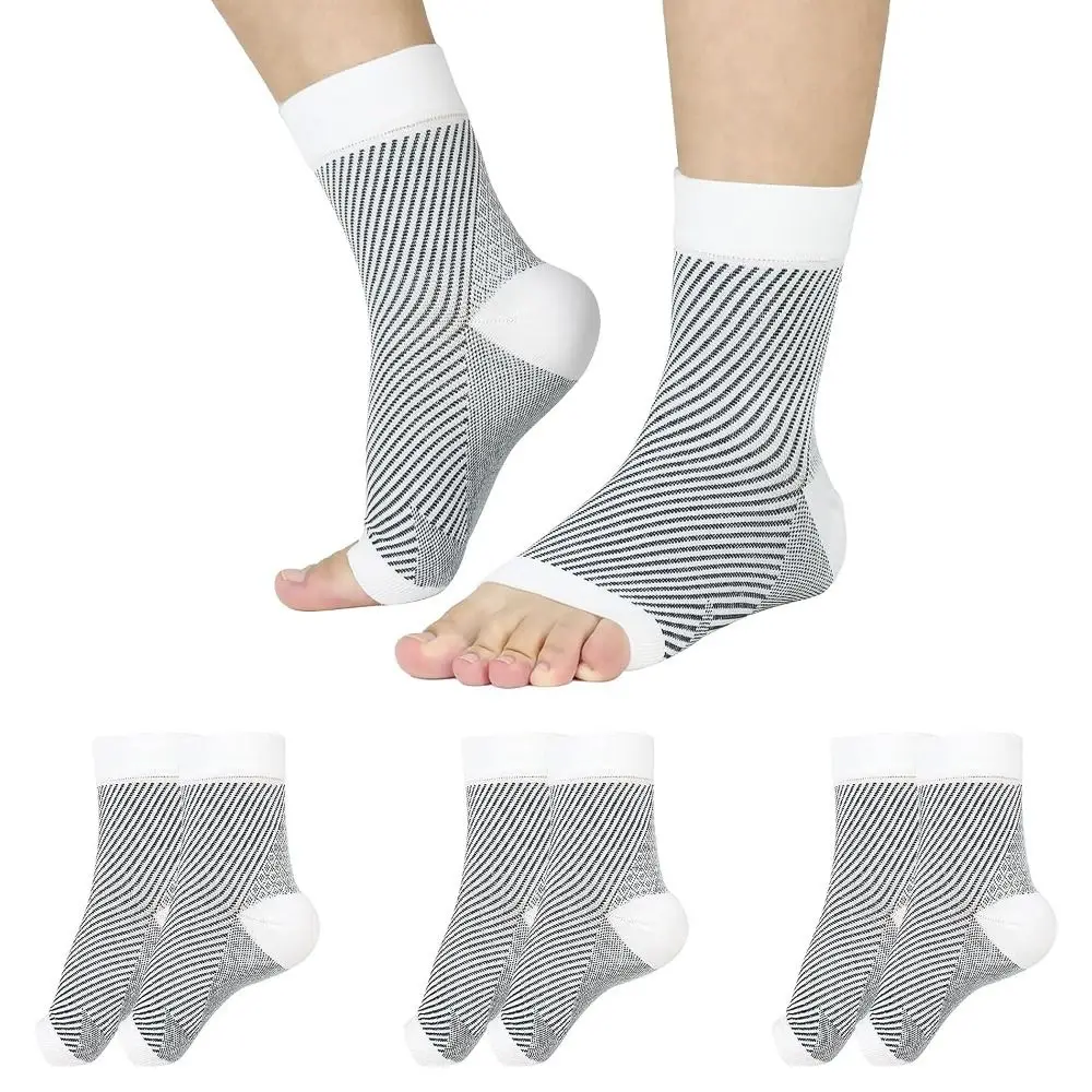 Nylon Neuropathy Socks Foot Pain Relief Foot Protection Compression Ankle Socks Breathable Non-slip Comprex Ankle Sleeves