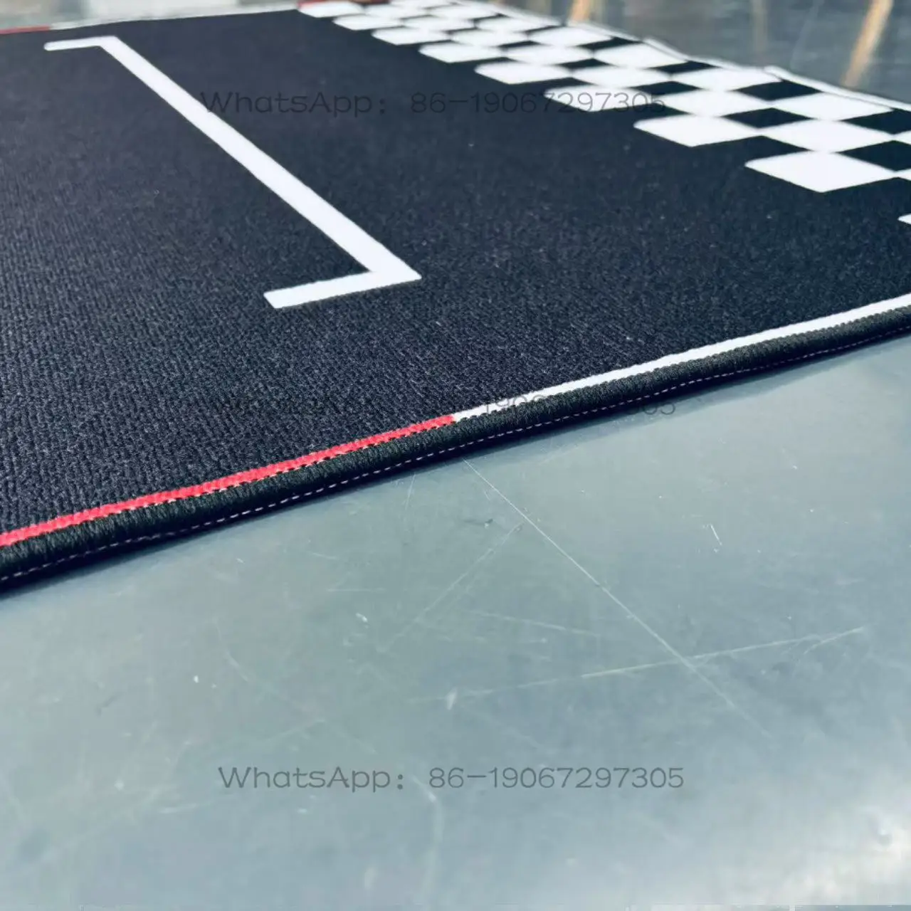 Racing Emulator Floor Mat, Non-slip Shock Absorption, High Density, Comfortable and Durable