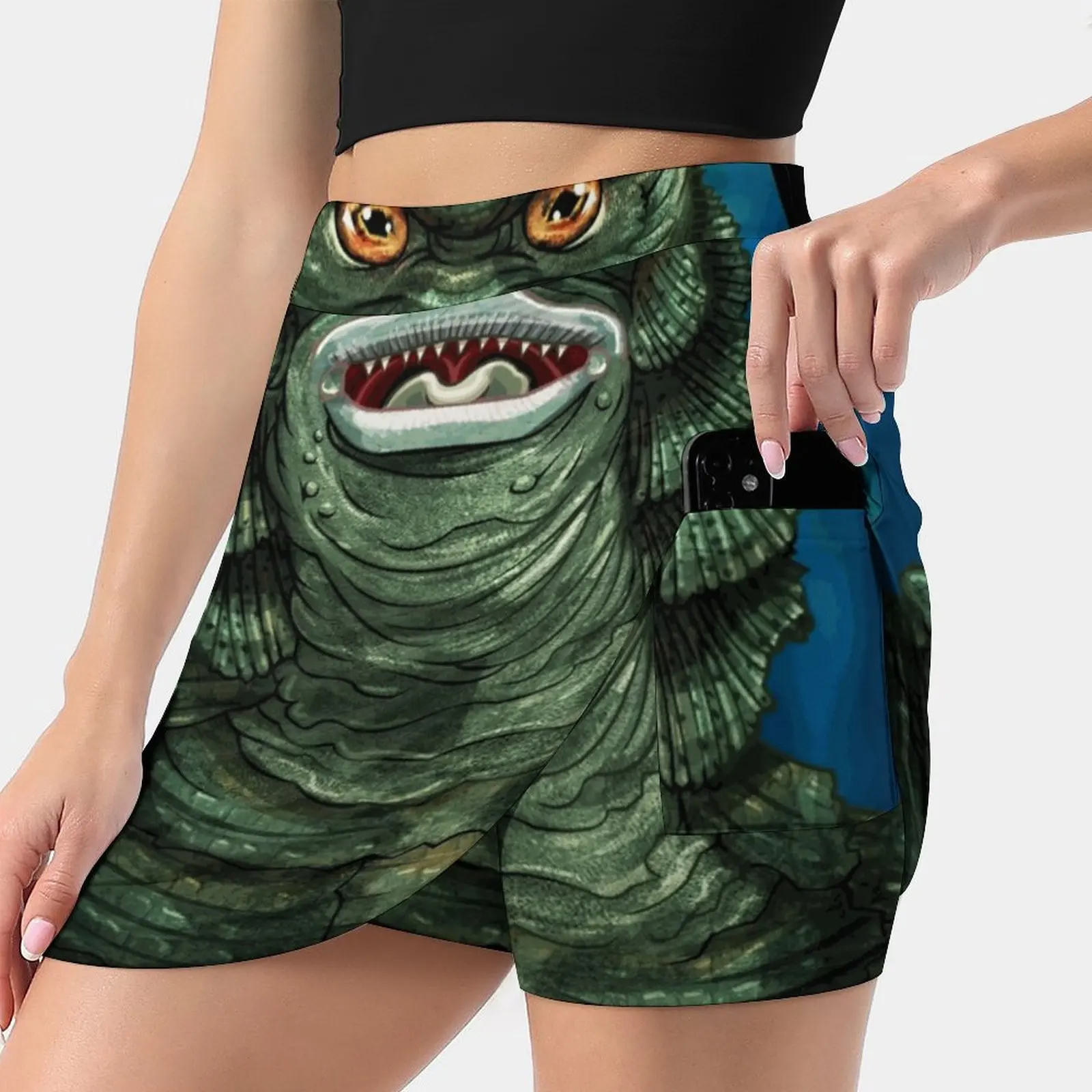 There Are Many Strange Legends About The S-4Xl Tennis Skirts Golf Fitness Athletic Shorts Skirt With Phone Pocket Creature From