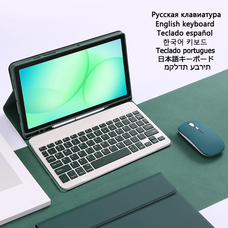 Case with Keyboard for Samsung Galaxy Tab A11+ A11 Plus 11 inch Case with Pencil Slot for Galaxy Tab A11 Plus Keyboard Case