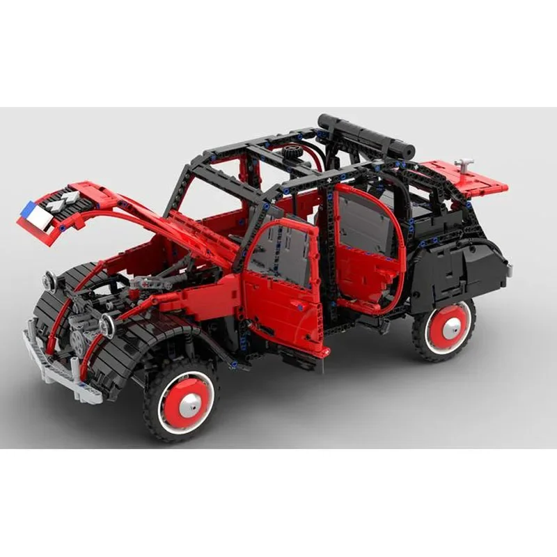 Blocos De Construção De Carros Clássicos Para Crianças, Racing Gear MOC-152745, Montagem De Modelos, Puzzle Toy, Presente De Aniversário, Presente De Natal, 2291Pcs