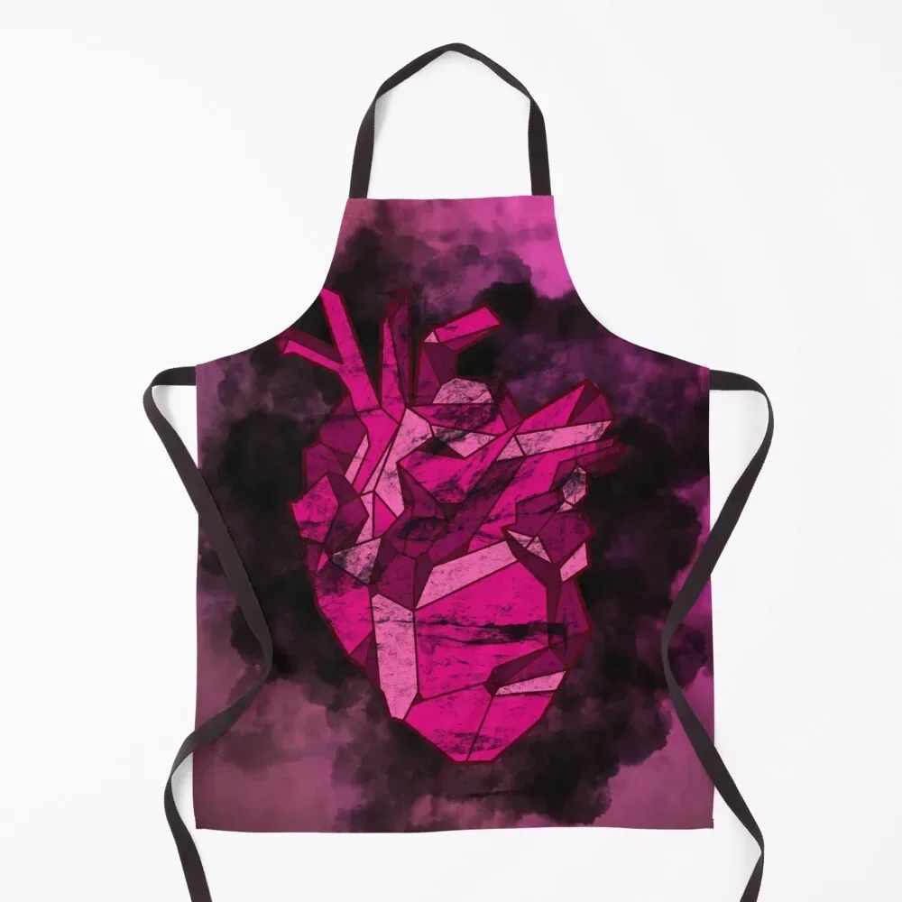 

Geometric Heart Apron Kitchen Special Accessories waiter For Woman Women Kitchen Apron