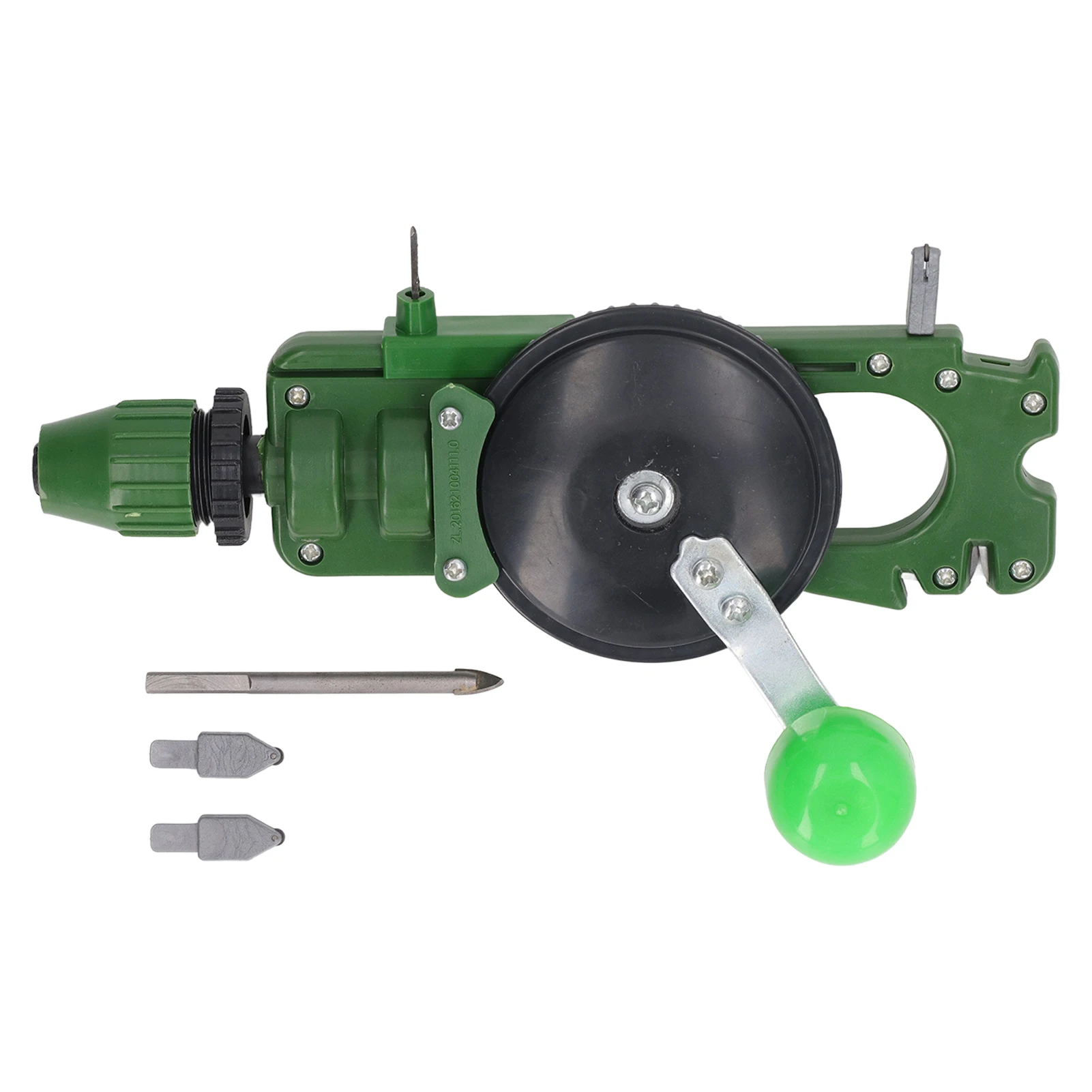 Manual Drill Cutter Hand Crank Drill Multifunctional Glass Ceramic Cutting Hole Drilling Knife Scissors Sharpening Manual Drill