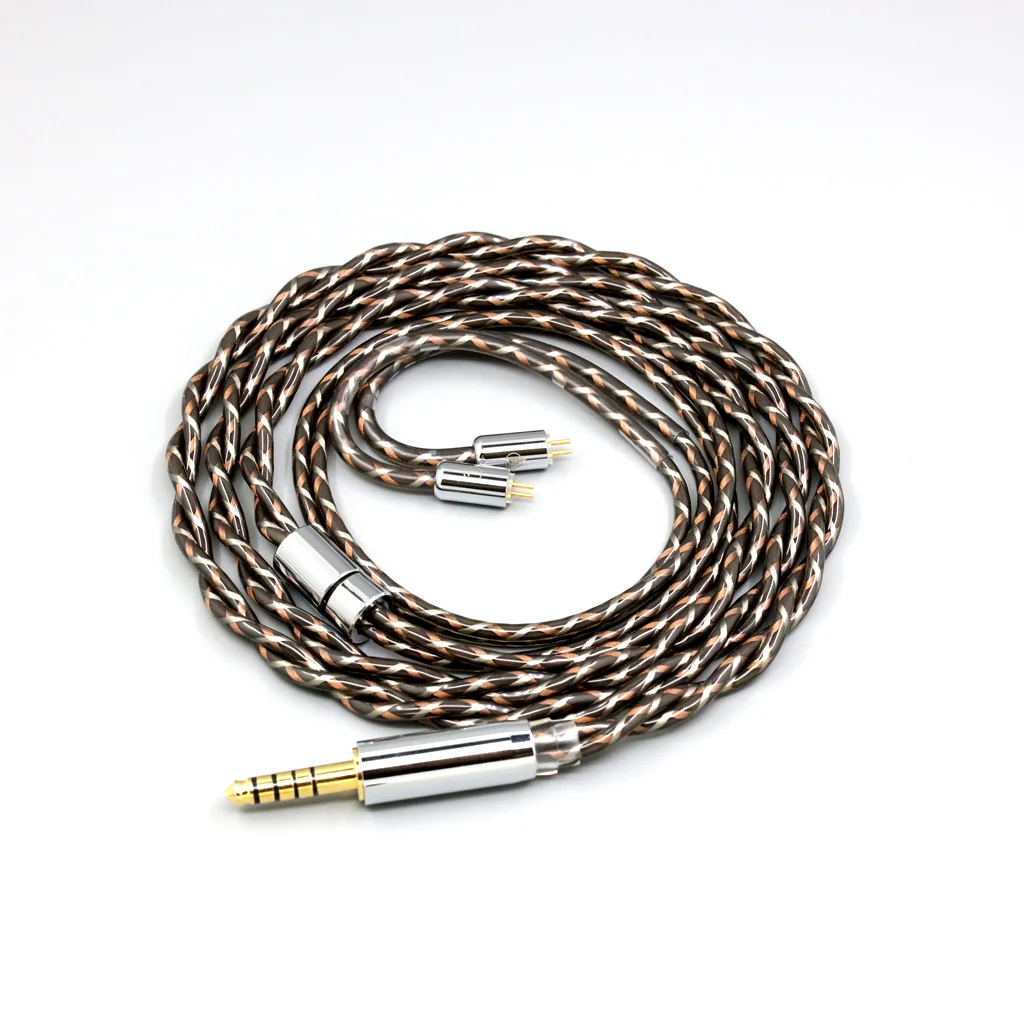 التدريع 7n OCC Litz سماعة كابل ل IEM 0.78 مللي متر خطوة مسطحة JH الصوت JH16 برو JH11 برو 5 6 7 2pin TypeX 25AWG سماعة 8907