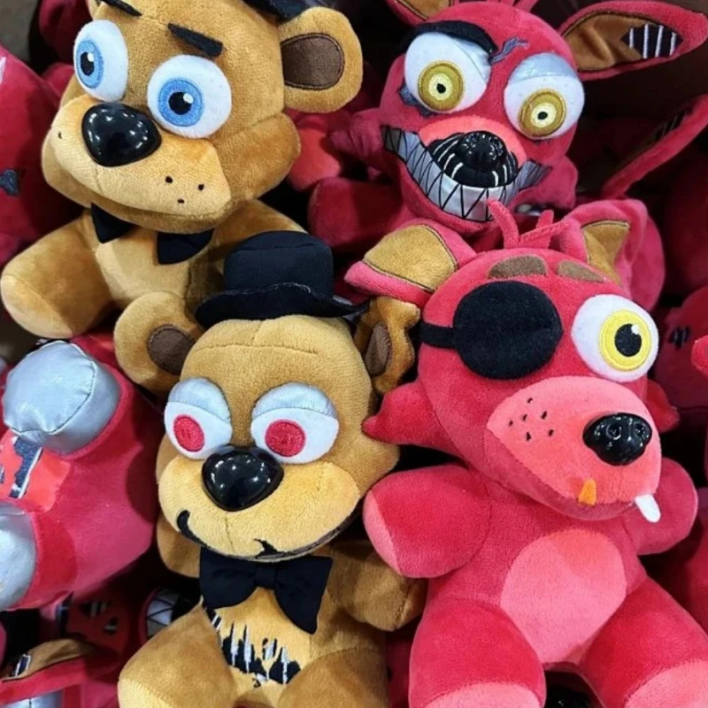 Peluches de Five Nights at Freddy's (FNaF), Muñecos de Peluche de 18 cm, Bonnie, Foxy, Osito de Peluche, Juguetes de Freddy para Niños, Regalos