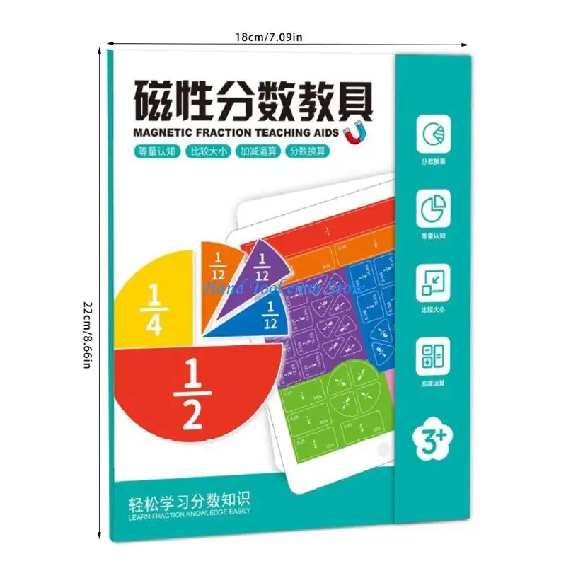Picture 7: H37F Fractions Manipulatives Educational Puzzle Game Discs for School