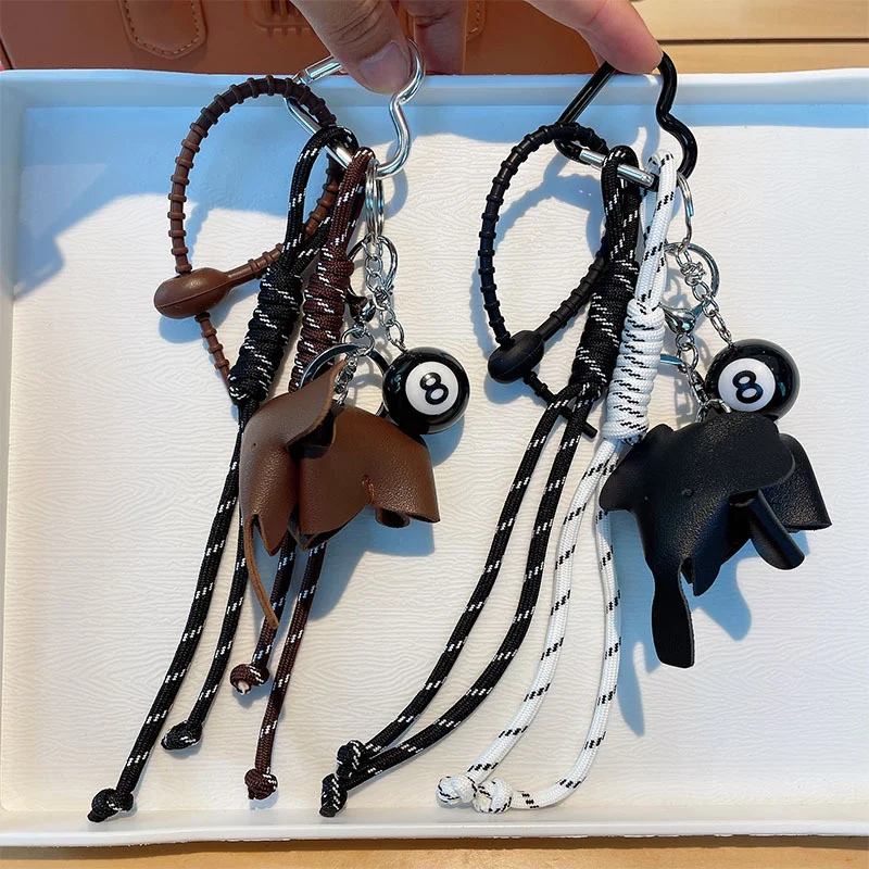Braided Rope Bag Pendant For Women Bags High-Grade Keychain Pendant Same Style Elephant Pendant Suitable Bag Accessories