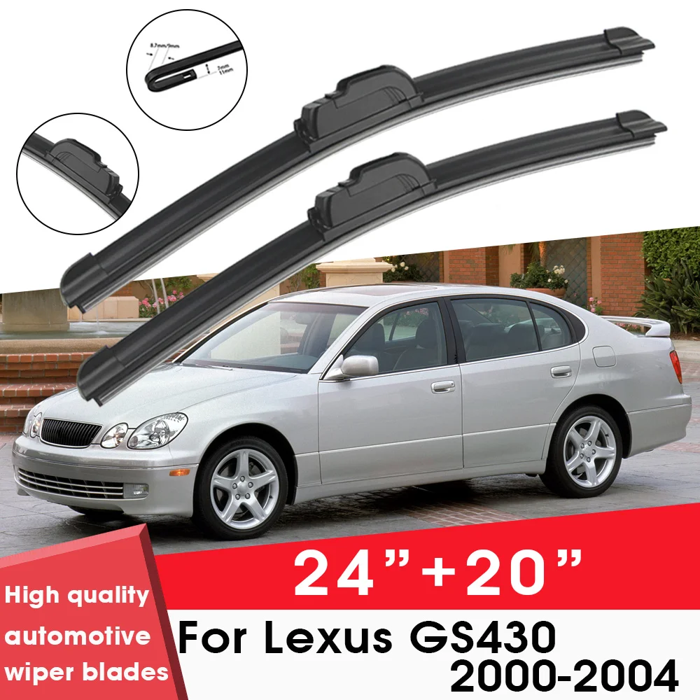 

BEMOST Car Wiper Blades Front Window Windshield Rubber Refill wiper For Lexus GS430 2000-2004 24"+20" Car Accessories