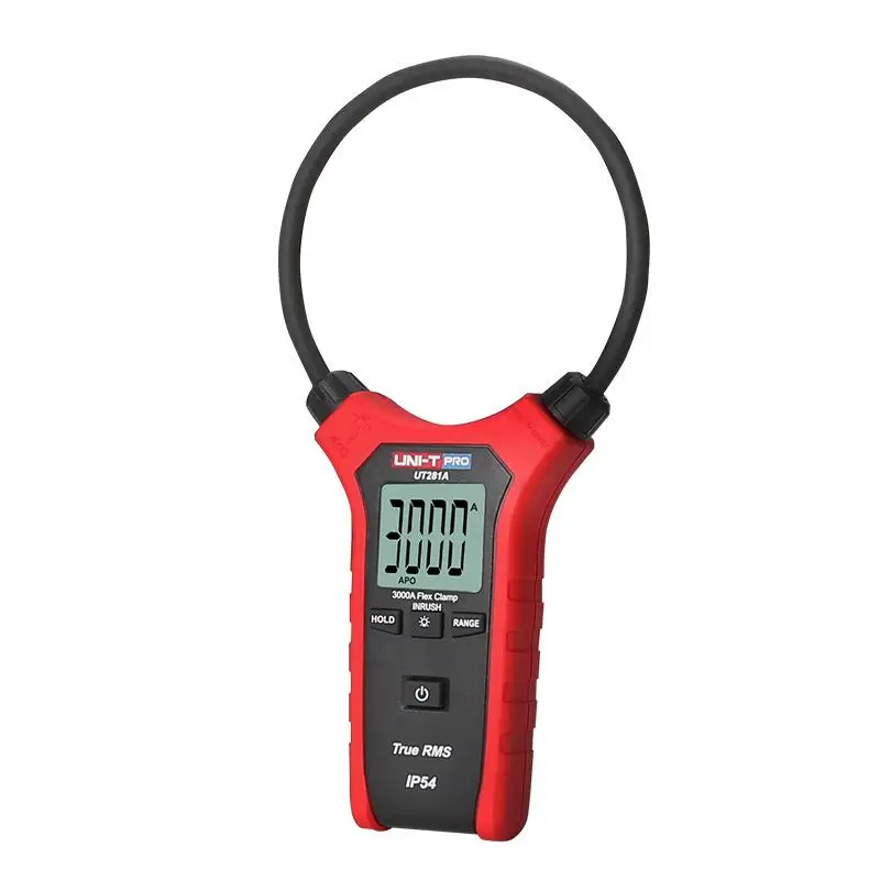 UNI-T UT281A Smart AC 3000A Digital Flexible Clamp Meter Multimeter Handheld Voltage Current Resistance Frequency Test Backlight