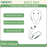 Original OPPO Enco M33 Wireless Sports Earphones 45dB AI Noise Reduction  Bluetooth 5.2 Headphone 28 Hours Battery Life IP55