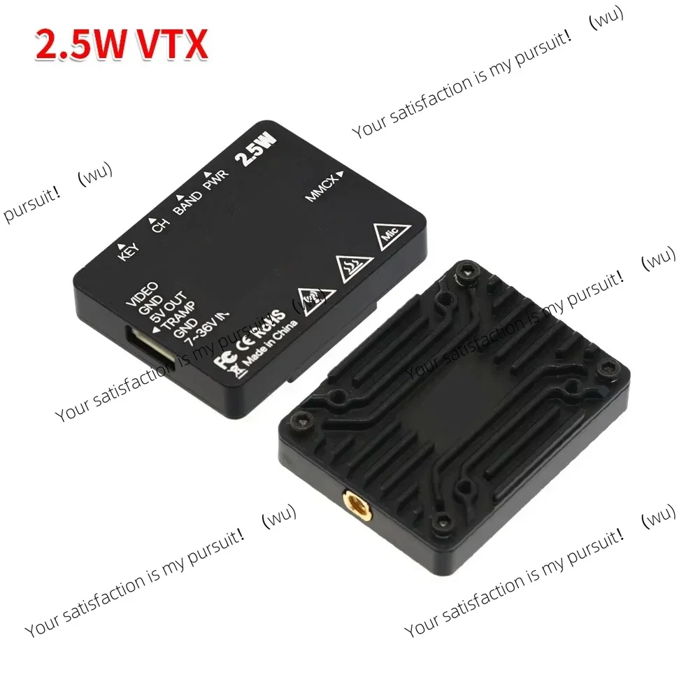 3W 5W 10W FPV Video Transmitter VTX 5.8G 4.9G-6G Adjustable Long Range Drone Sender Built-in Mic for RC Quadcopter