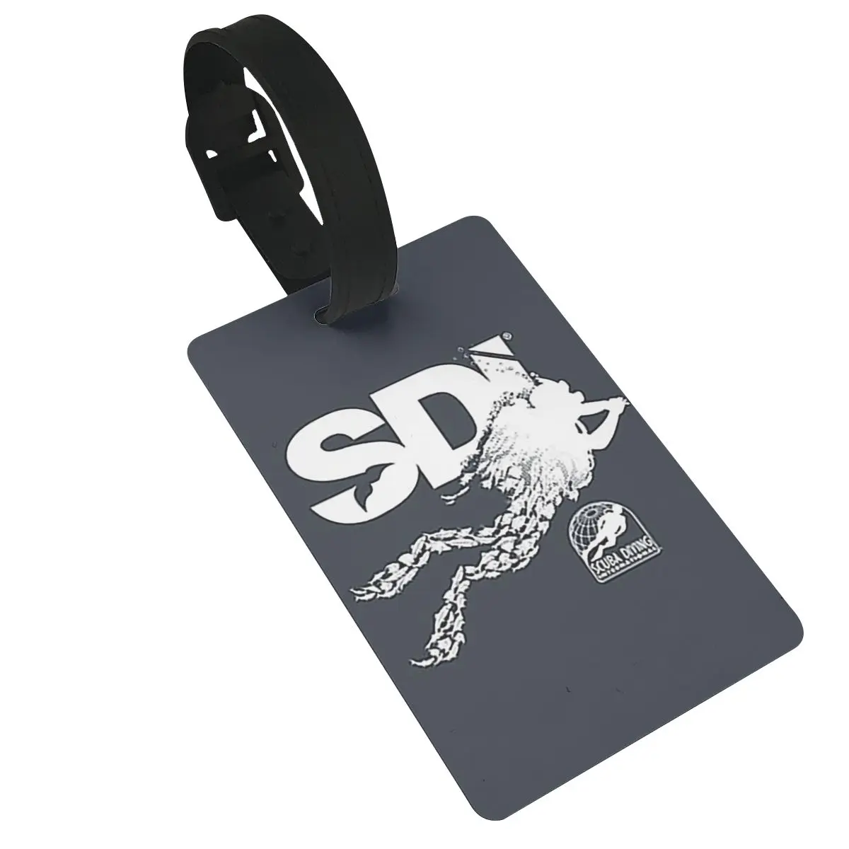 Scuba Diving International (SDI)- Scuba Fish Diver Luggage Tags Suitcase Baggage Boarding Tag Label Holder ID Name Address