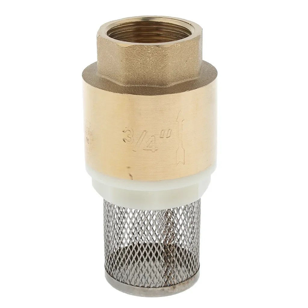 

Mesh Check Valve with Strainer Filter, Foot Valve, Installed at a Pump or at the Bottom of a Pipe Line