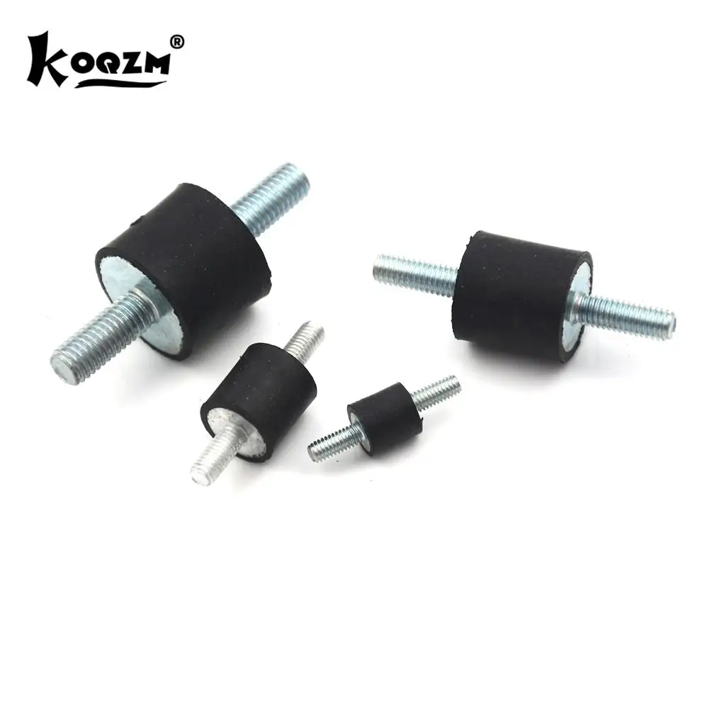 4pcs M4 M5 M6 M8 Anti Vibration Silentblock Boat Car Bobbin Rubber Mounts Male Tools