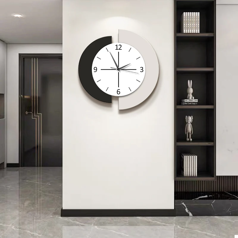 

Living Room Creative Wall Clock Modern Light Luxury Clock 2025 New Clock Simple Atmosphere Watch Wall Silent Home