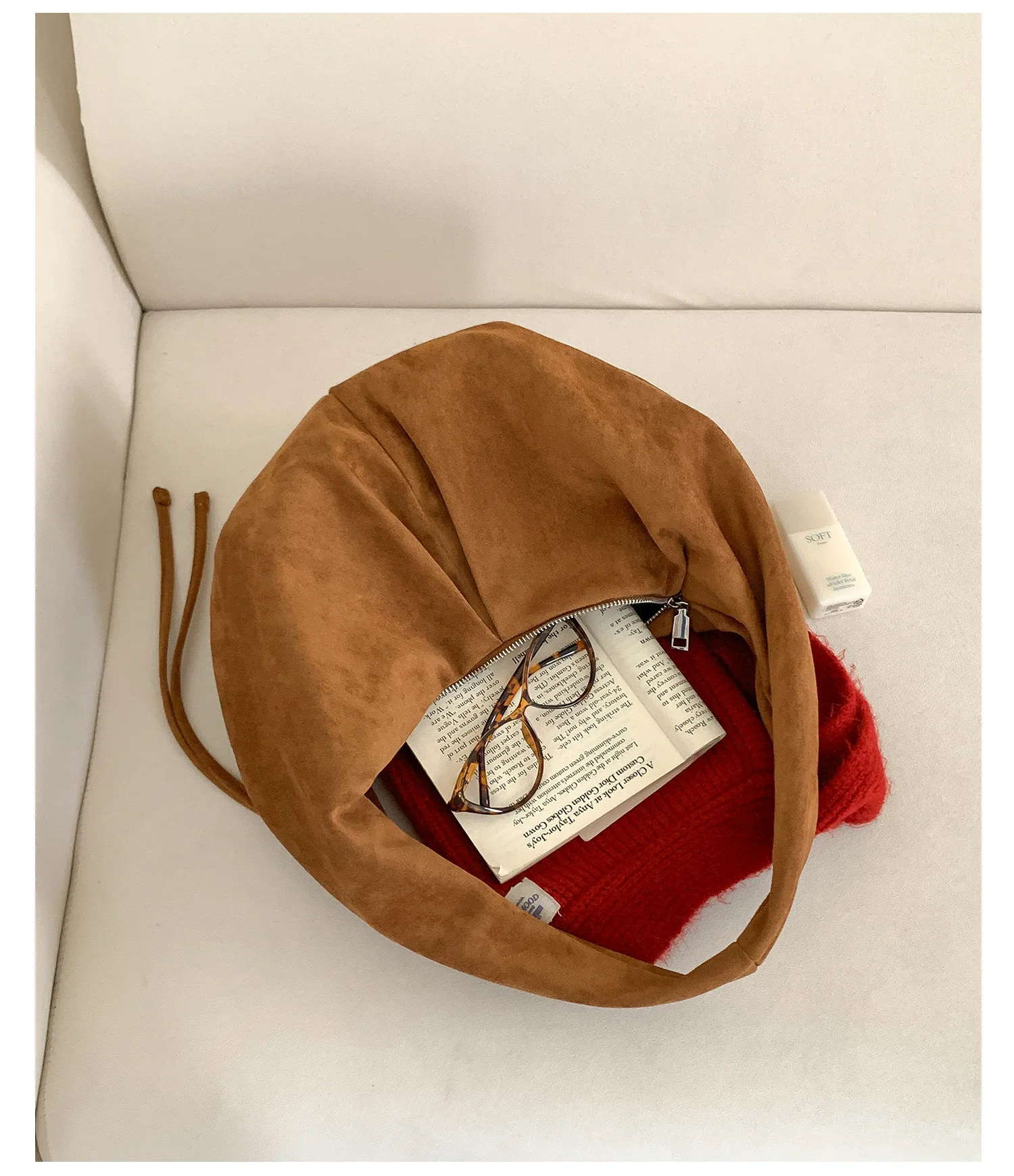 Winter Women's Axillary Bag Korean Style Women Handbags Faux Suede Female Hobos Shoulder Bags Bolsa Feminina Totes Commute Going