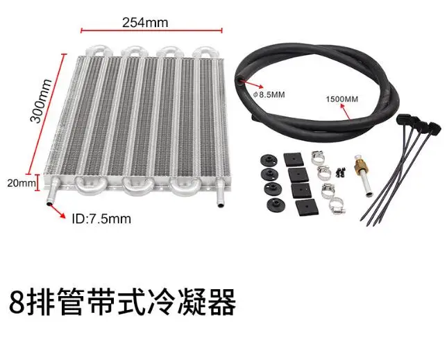 Modified car transmission cooler Automatic gearbox oil cooler 4 rows, 6 rows, 8 rows, 10 rows