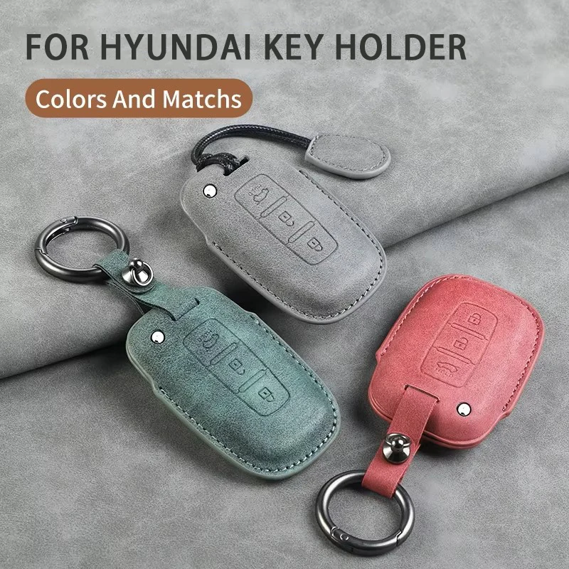 

NEW Case Key Cover Shell Fob For Hyundai Kona Ev Grandeur GN7 2023 IONIQ 6 Auto Remote Controller Cover Holder Shell Accessories